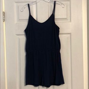 Navy Blue Romper